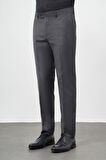 Füme Düz Gabardin Comfort Fit Classic Pantolon 1003245157