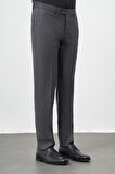 Füme Düz Gabardin Comfort Fit Classic Pantolon 1003245157