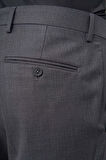 Füme Düz Gabardin Comfort Fit Classic Pantolon 1003245157