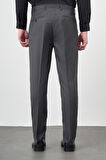 Füme Düz Gabardin Comfort Fit Classic Pantolon 1003245157