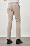 Toprak Kendinden Desenli Bez Ayağı Pamuklu Yan Cep Slim Fit Casual Pantolon 1003245168