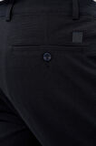 Koyu Lacivert Düz Gofreli Esnek Yan Cep Slim Fit Casual Pantolon 1003245174