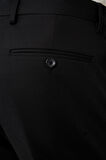 Siyah Düz Bez Ayağı Esnek Yan Cep Slim Fit Classic Pantolon 1003245207_001