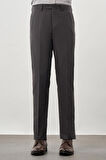 Antrasit Düz Bez Ayağı Esnek Yan Cep Slim Fit Classic Pantolon 1003245207_071