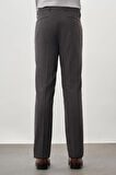 Antrasit Düz Bez Ayağı Esnek Yan Cep Slim Fit Classic Pantolon 1003245207_071