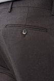 Antrasit Düz Bez Ayağı Esnek Yan Cep Slim Fit Classic Pantolon 1003245207_071