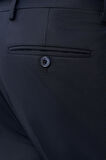 Koyu Lacivert Düz Gabardin Esnek Yan Cep Slim Fit Classic Pantolon 1003245209_200