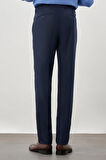 Lacivert Düz Gabardin Esnek Yan Cep Slim Fit Classic Pantolon 1003245209_201