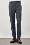 Lacivert Düz Gabardin Esnek Yan Cep Slim Fit Classic Pantolon 1003245209_204