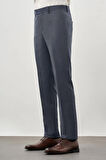 Lacivert Düz Gabardin Esnek Yan Cep Slim Fit Classic Pantolon 1003245209_204