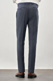 Lacivert Düz Gabardin Esnek Yan Cep Slim Fit Classic Pantolon 1003245209_204