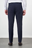 Lacivert Düz Gabardin Esnek Yan Cep Slim Fit Classic Pantolon 1003245313_202
