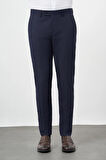 Lacivert Düz Gabardin Esnek Yan Cep Slim Fit Classic Pantolon 1003245313_202
