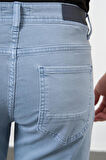 Koyu Turkuaz Düz Gabardin Pamuklu 5 Cep Slim Fit Casual Pantolon 1003245318