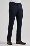 Siyah Esnek Yandan Cepli Slim Fit Classic Pantolon 1003245909
