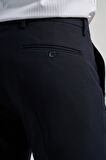 Siyah Esnek Yandan Cepli Slim Fit Classic Pantolon 1003245909