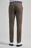 Koyu Haki Pamuklu Yandan Cepli Casual Comfort Fit Jogger Pantolon 1003250110