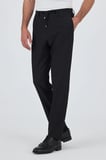 Siyah Esnek Yandan Cepli Casual Comfort Fit Jogger Pantolon 1003250117