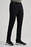 Siyah Esnek Yandan Cepli Casual Slim Fit Jogger Pantolon 1003250118