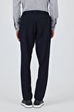 Koyu Lacivert Esnek Yandan Cepli Casual Standart Fit Jogger Pantolon 1003250119