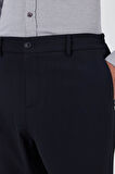 Koyu Lacivert Esnek Yandan Cepli Casual Standart Fit Jogger Pantolon 1003250119