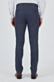 Lacivert Filafil Yan Cep Açık Paça Slim Fit Ayarlanabilir Kemer Pantolon 1003250123