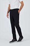 Siyah Esnek Yandan Cepli Casual Slim Fit Jogger Pantolon 1003250156