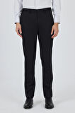 Siyah Esnek Yandan Cepli Casual Slim Fit Jogger Pantolon 1003250157