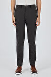 Koyu Antrasit Esnek Yandan Cepli Casual Slim Fit Jogger Pantolon 1003250157