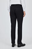 Siyah Esnek Yandan Cepli Casual Slim Fit Pantolon 1003250158