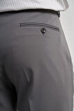 Koyu Antrasit Esnek Yandan Cepli Comfort Fit Classic Pantolon 1003250159