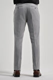 Gri Esnek Yandan Cepli Slim Fit Classic Pantolon 1003250160