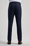 Koyu Lacivert Esnek Yandan Cepli Slim Fit Classic Pantolon 1003250160