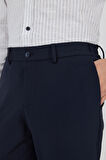 Koyu Lacivert Esnek Yandan Cepli Casual Slim Fit Jogger Pantolon 1003250162