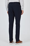 Koyu Lacivert Esnek Yandan Cepli Casual Slim Fit Jogger Pantolon 1003250162