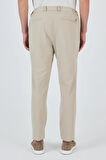 Bej Esnek Yandan Cepli Casual Slim Fit Jogger Pantolon 1003250162