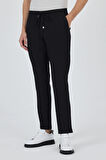 Siyah Esnek Lastikli Yandan Cepli Casual Comfort Fit Jogger Pantolon 1003250210