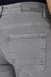 Gri Pamuklu 5 Cep Casual Slim Fit 5 Cep Pantolon 1003250318