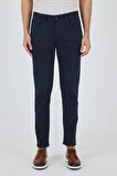 Koyu Lacivert Pamuklu 5 Cep Casual Slim Fit 5 Cep Pantolon 1003250318