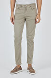Koyu Bej Pamuklu 5 Cep Casual Slim Fit 5 Cep Pantolon 1003250318