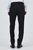 Siyah Yan Cep Açık Paça Comfort Fit Esnek Classic Pantolon 1003250907