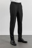 Siyah Gabardin Yan Cep Açık Paça Basic Slim Fit Esnek Classic Pantolon 1003255013