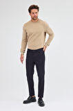 Siyah 5 Cep  Düz Paça Pamuklu Slim Fit 5 Cep Casual Pantolon 1003255154