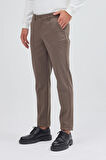 Haki Yan Cep Düz Paça Pamuklu Slim Fit Chino Casual Pantolon 1003255155