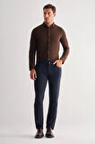 Lacivert 5 Cep  Düz Paça Esnek Slim Fit  Casual Pantolon 1003255157
