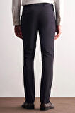 Lacivert Yan Cep Düz Paça  Slim Fit Chino Casual Pantolon 1003255158