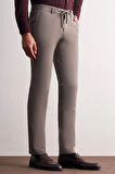 Vizon Yan Cep Düz Paça  Slim Fit Chino Casual Pantolon 1003255158