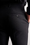 Siyah Yan Cep Açık Paça Esnek Slim Fit Classic Classic Pantolon 1003255163