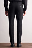 Siyah Yan Cep Açık Paça Esnek Slim Fit Classic Classic Pantolon 1003255163
