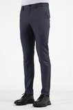 Koyu Lacivert Yan Cep Düz Paça Pamuklu Slim Fit Chino Casual Pantolon 1003255164